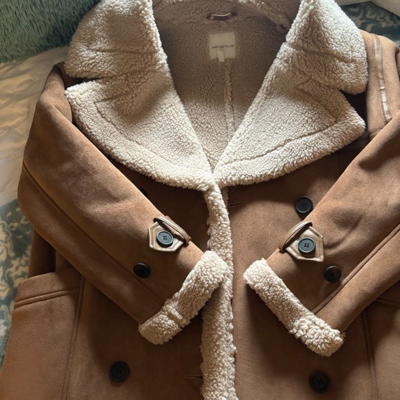 Avec Les Filles Faux Shearling Coat - Picture 7 of 8